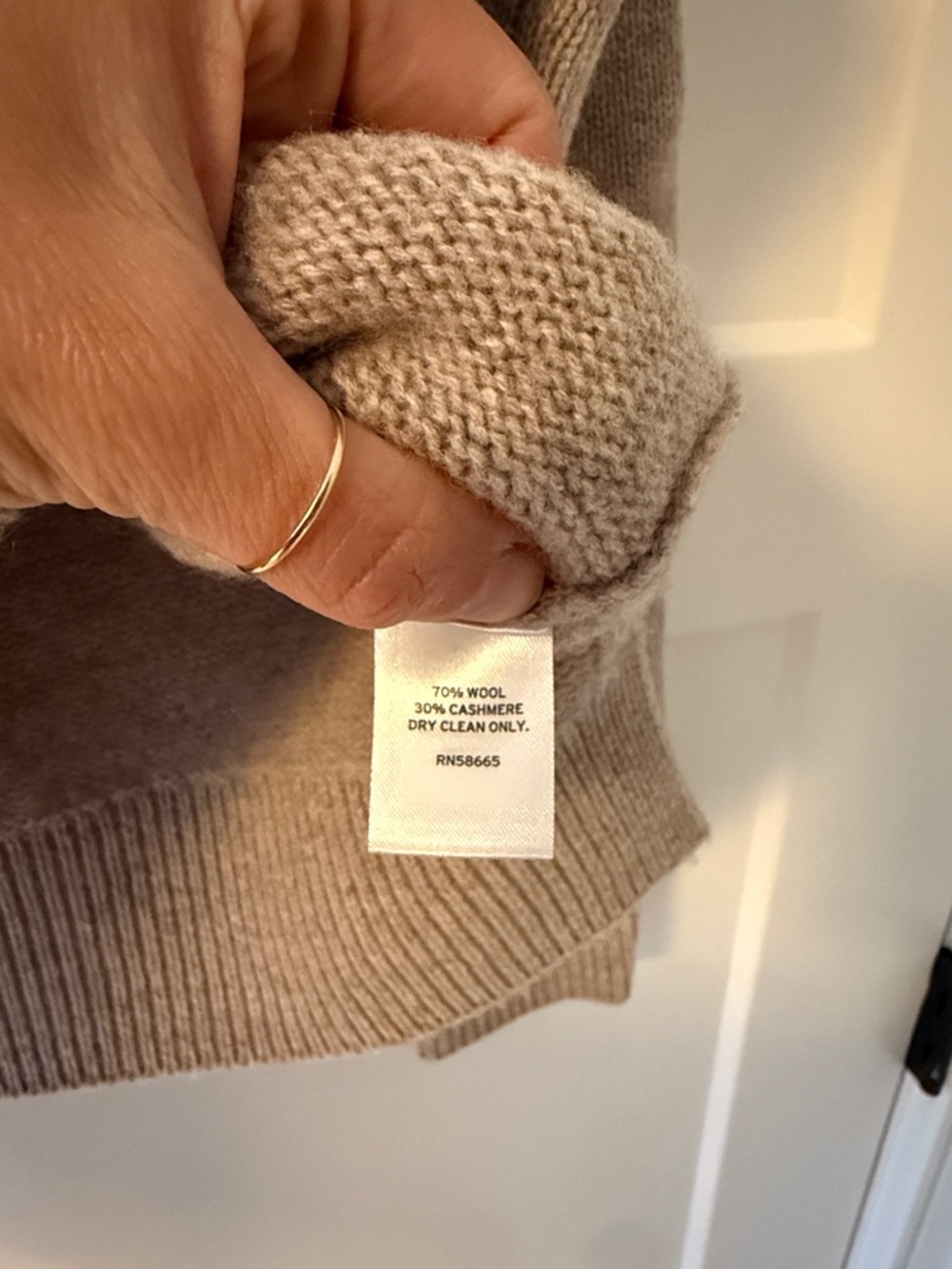 Nordstrom Wool/Cashmere Blend Crewneck Sweater - Picture 5 of 10